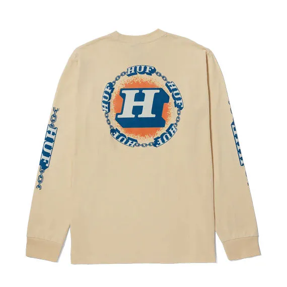 Huf Dependable Long Sleeve T-Shirt - Wheat
