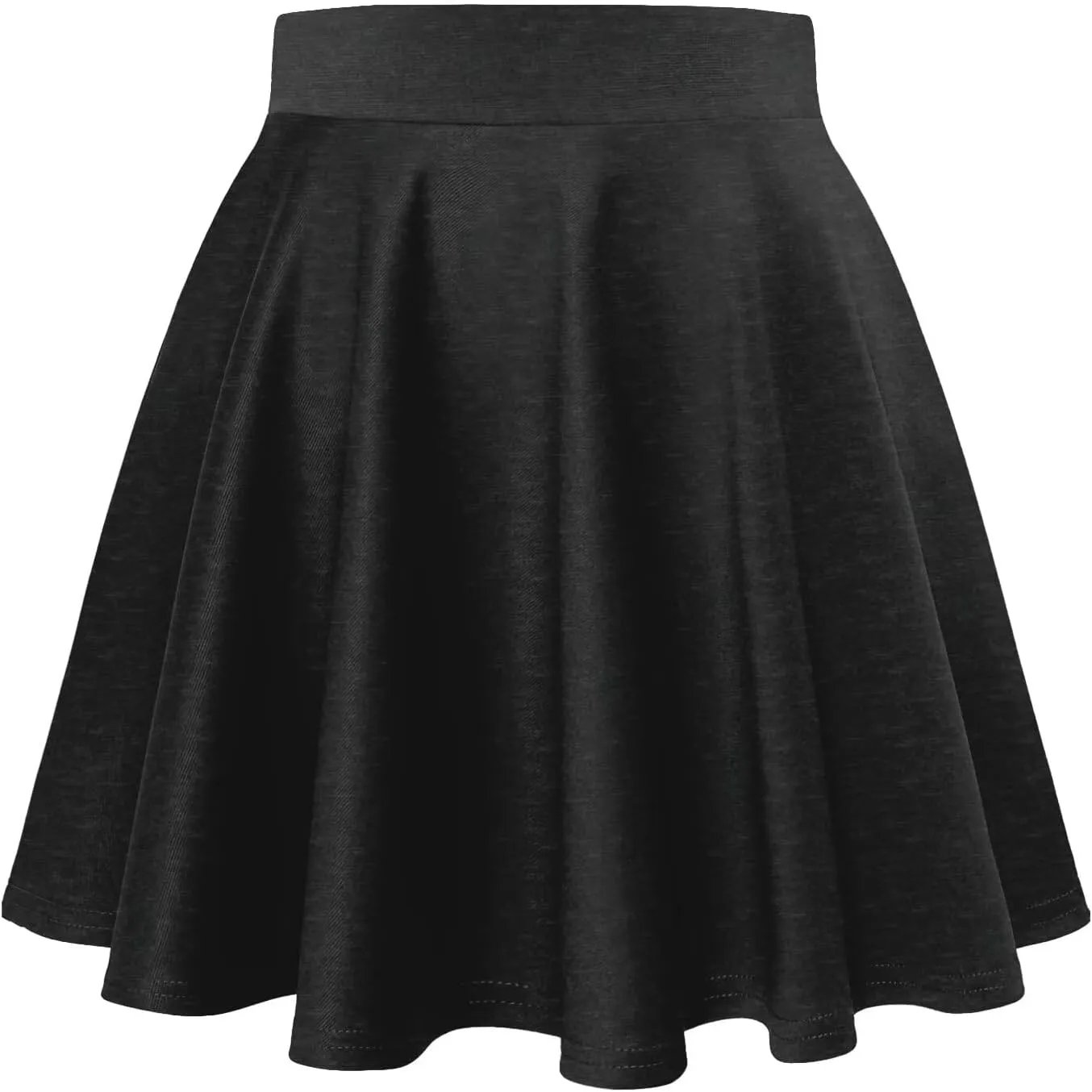 Hybrid & Company Women Basic Versatile Skirts Stretchy Flared Mini Skater Skirt
