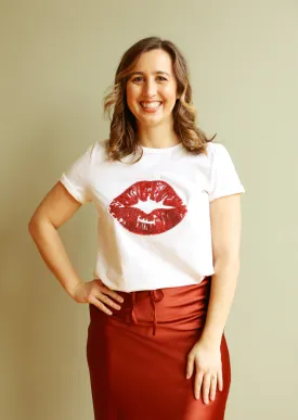 JAGER Sequin Graphic Tee