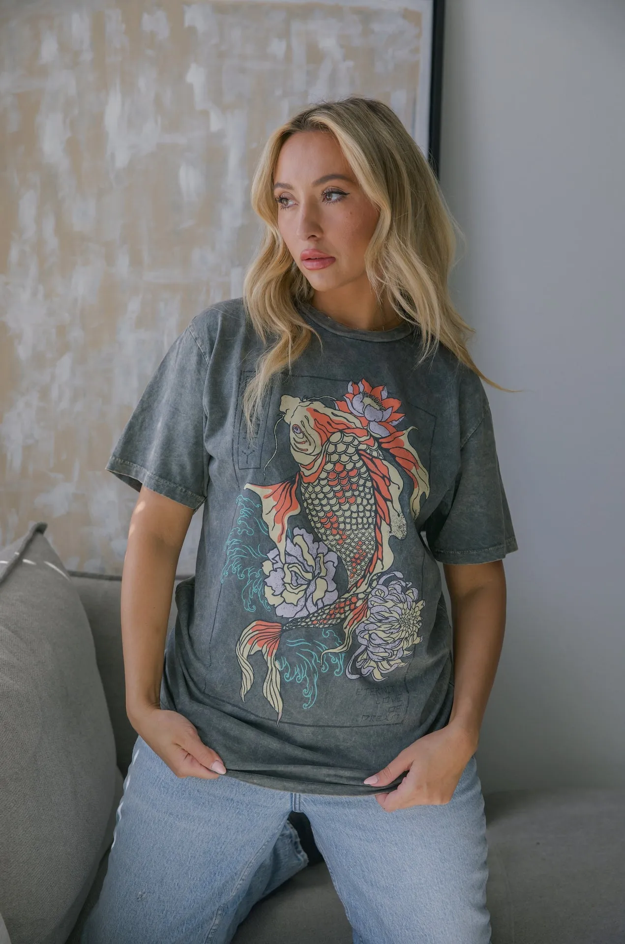 Koi Fish Graphic Tee