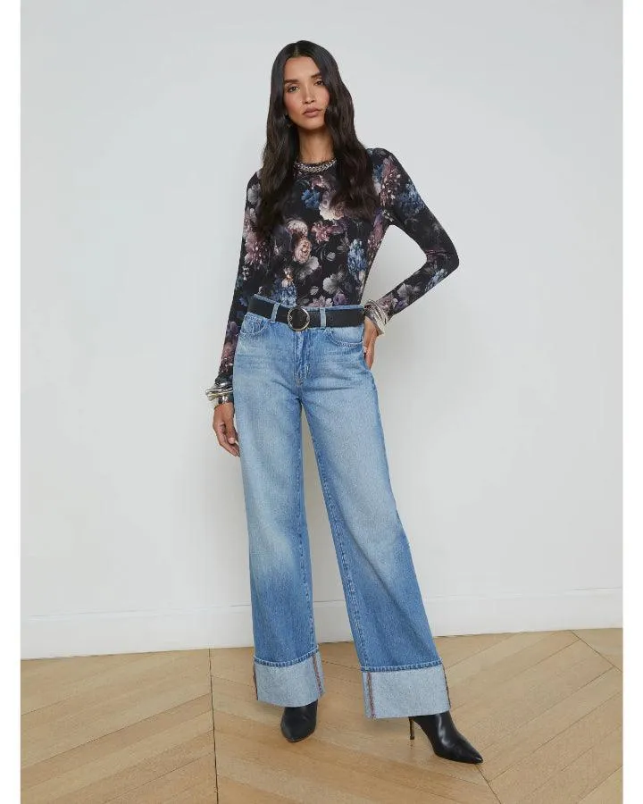L'Agence Tess Vintage Flower Tee