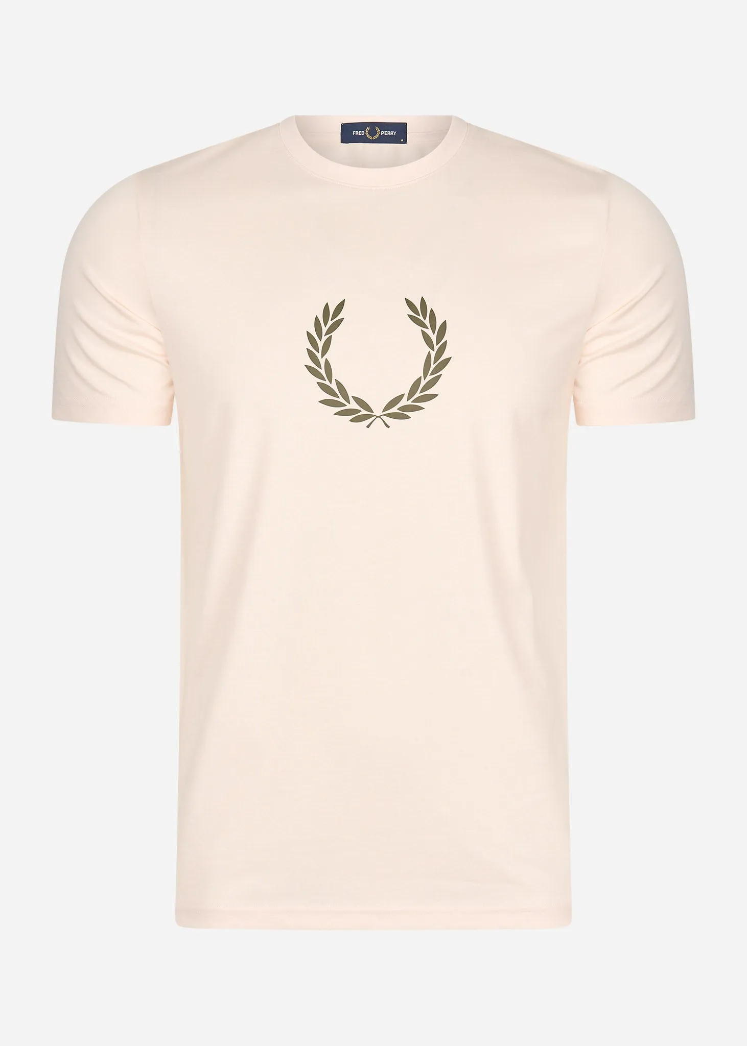 Laurel wreath graphic t-shirt - silky peach