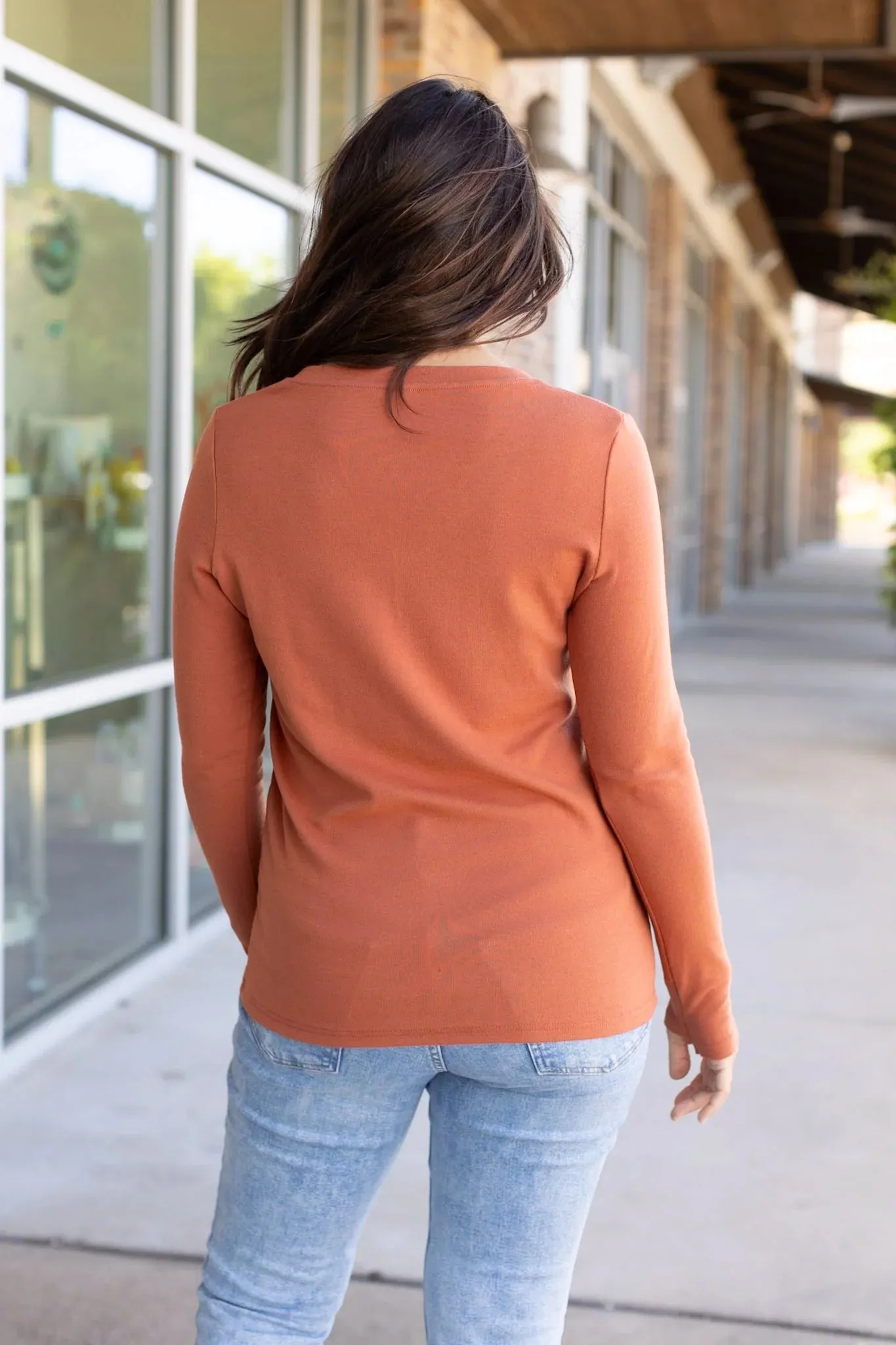 Leah Top (Pumpkin)