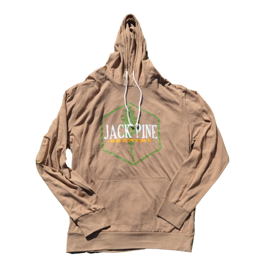 Long Sleeve Tee Hoodie Russet
