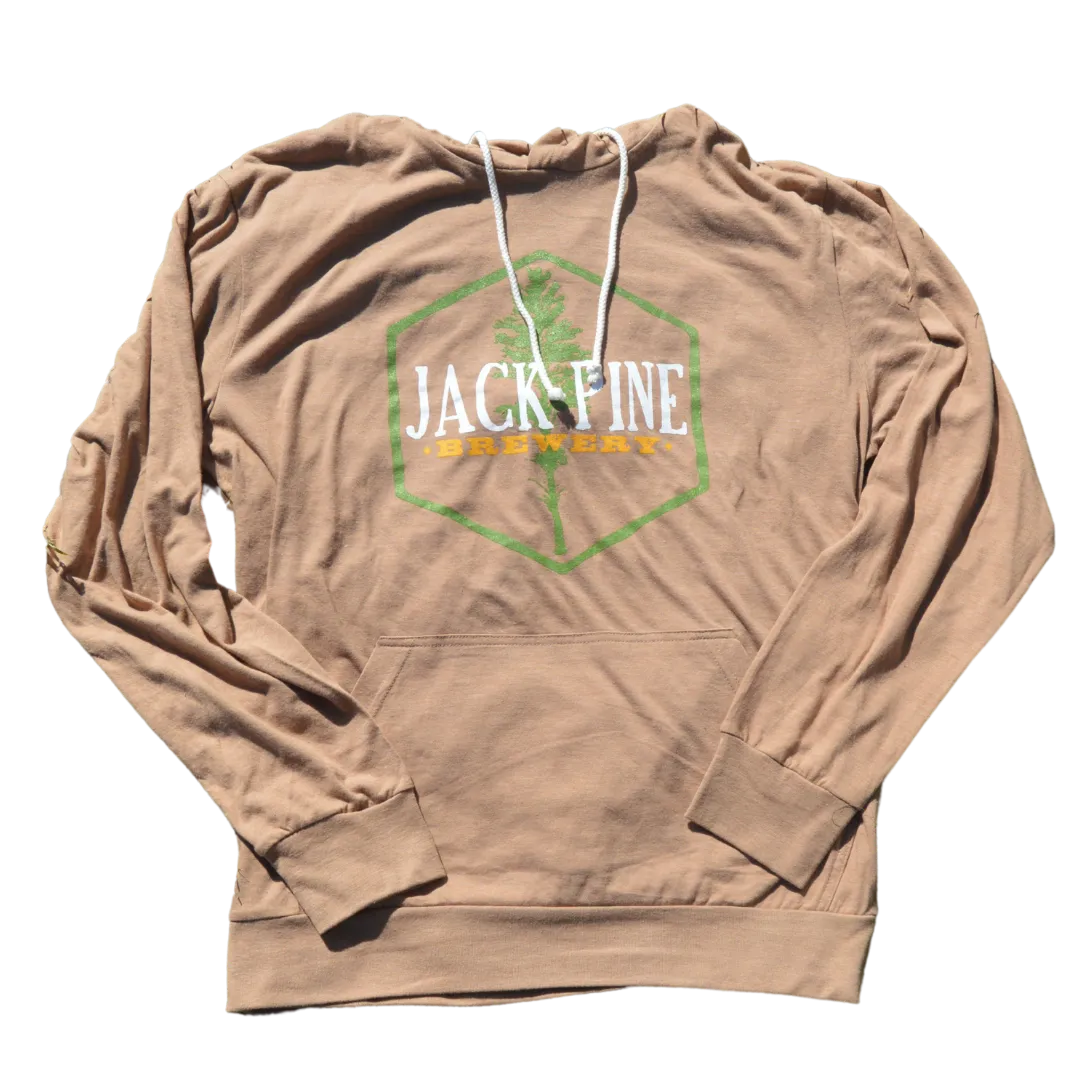 Long Sleeve Tee Hoodie Russet