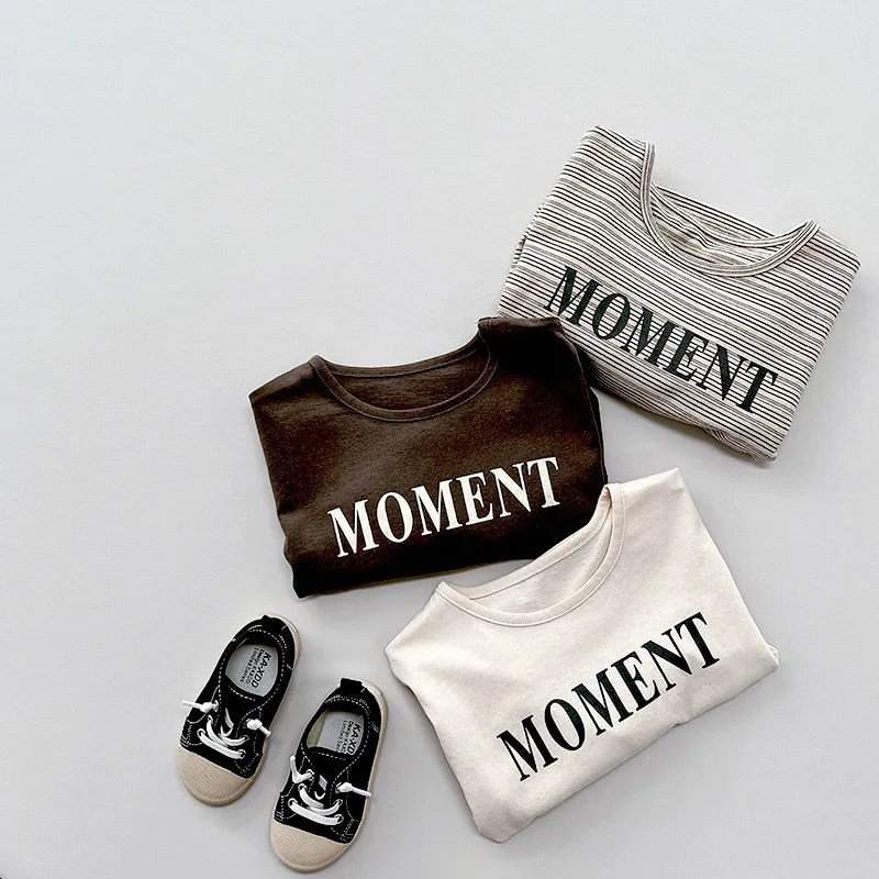 Long-Sleeved Letter Tee