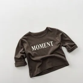 Long-Sleeved Letter Tee