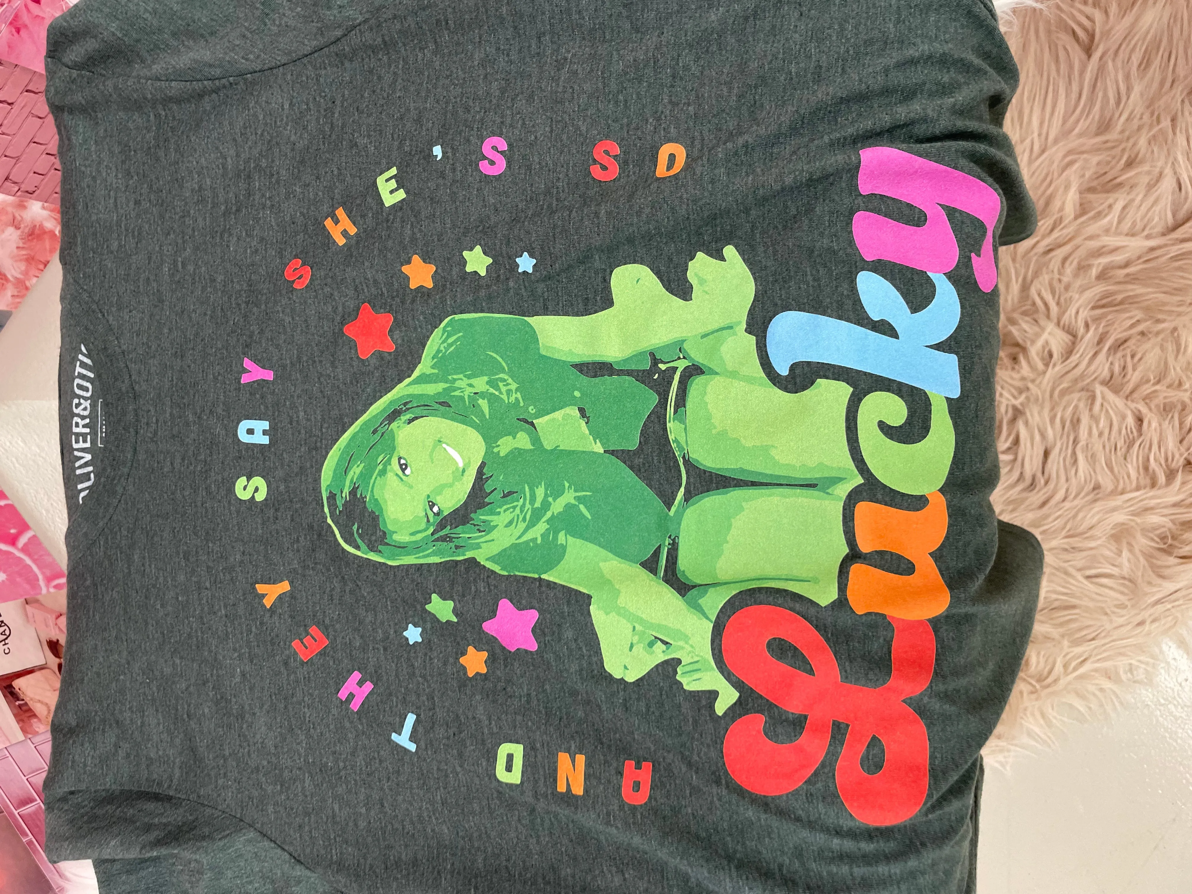 Lucky Graphic Tee -  Hunter Green