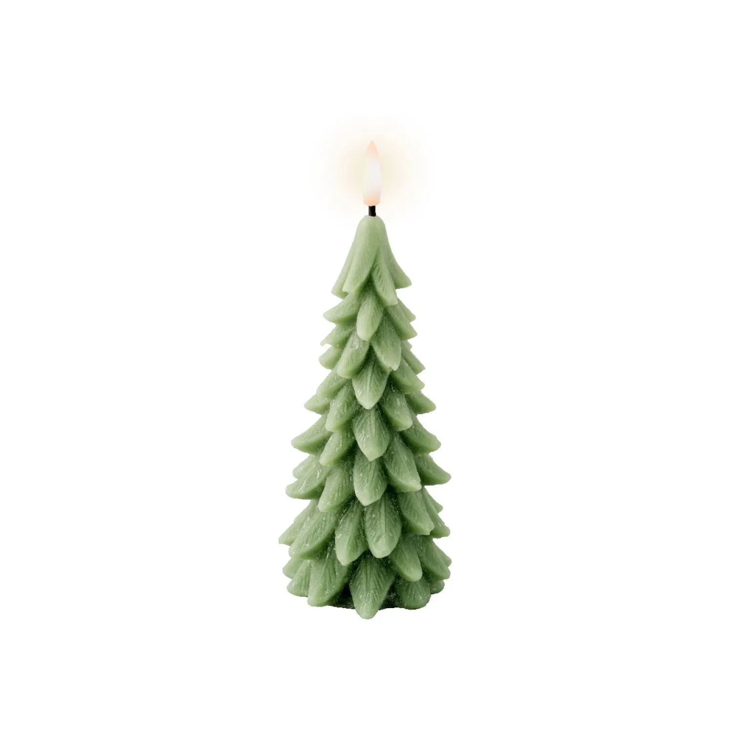 Lumineo 19.3cm LED Wax Christmas Tree