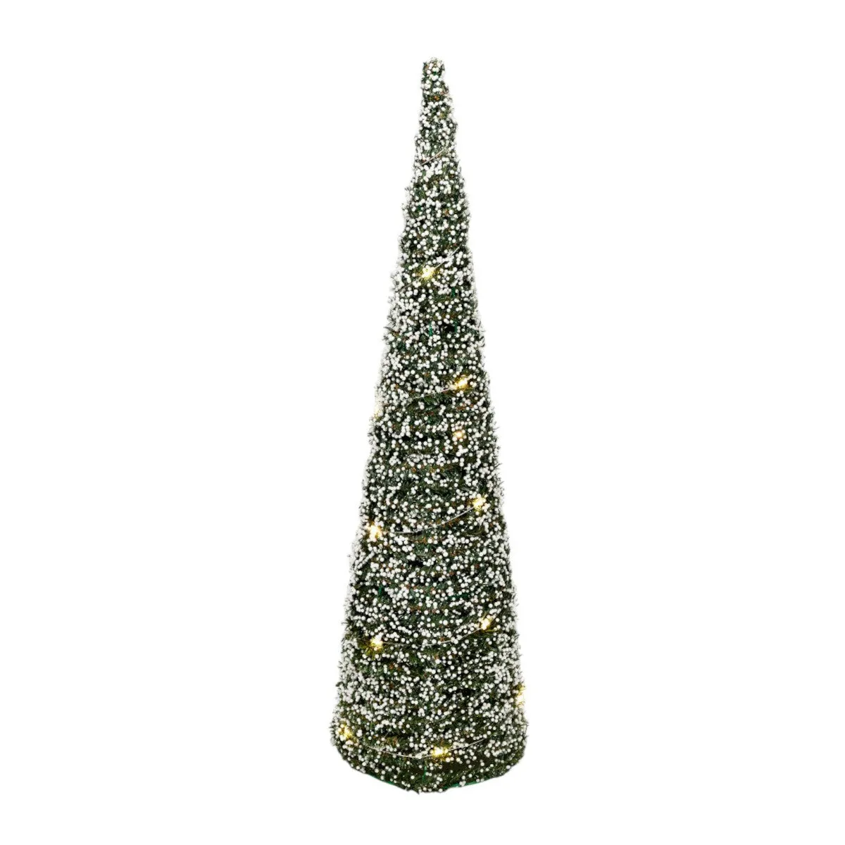 Made for Minimax LED Conical Pine Berry Tree White 16cm x 60cm
