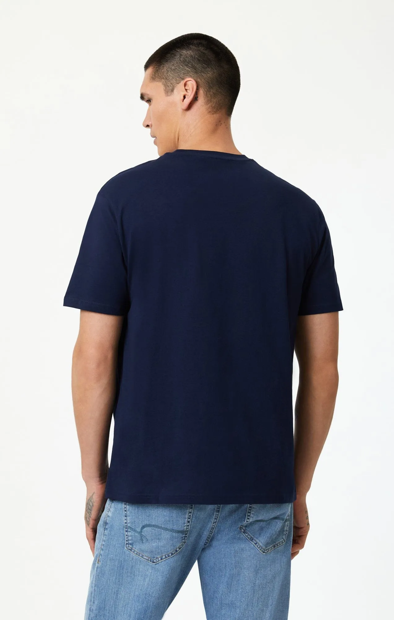 MAVI LOGO T-SHIRT IN MARITIME BLUE