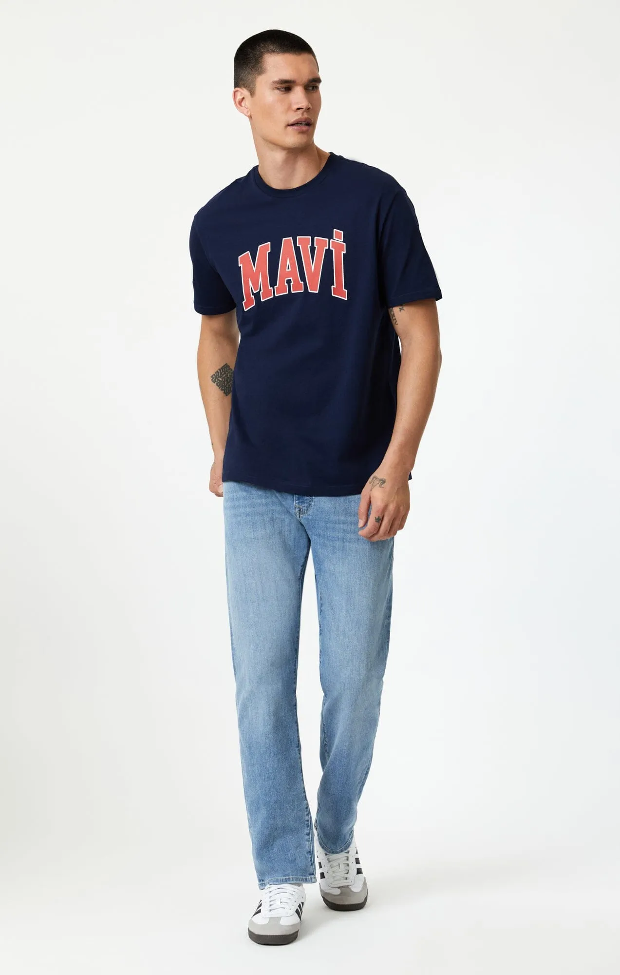 MAVI LOGO T-SHIRT IN MARITIME BLUE