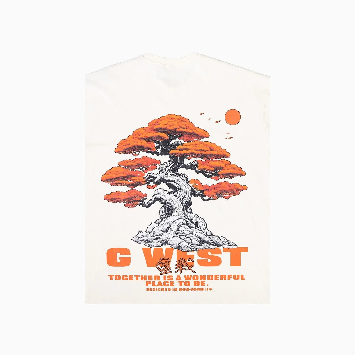 Men's Bonsai Tree Crew Neck T Shirt