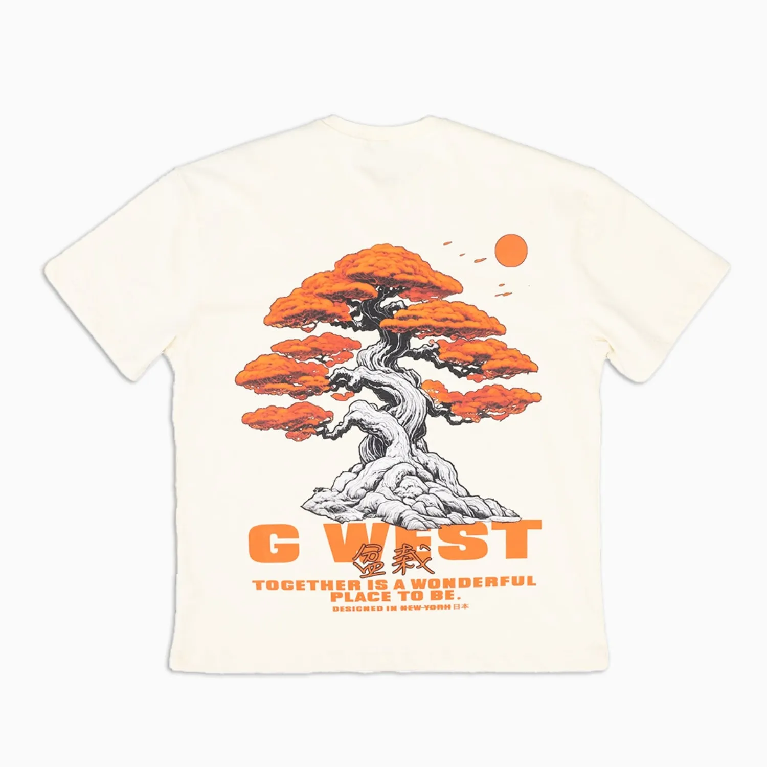 Men's Bonsai Tree Crew Neck T Shirt