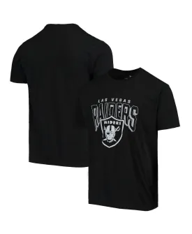 Men's Las Vegas Raiders Junk Food Bold Logo T-Shirt, Black