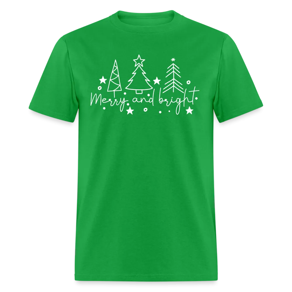 Merry and Bright (Christmas) T-Shirt