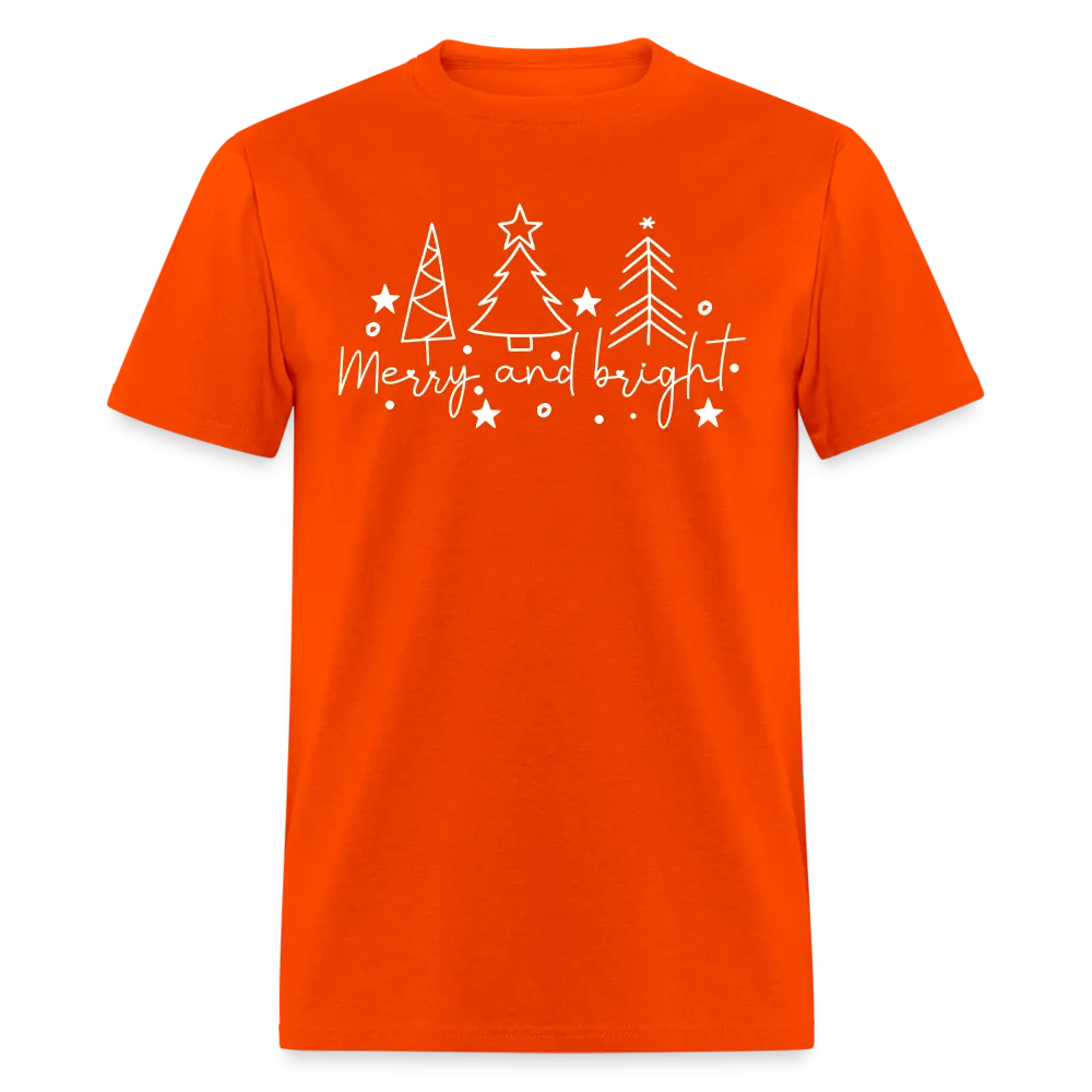 Merry and Bright (Christmas) T-Shirt