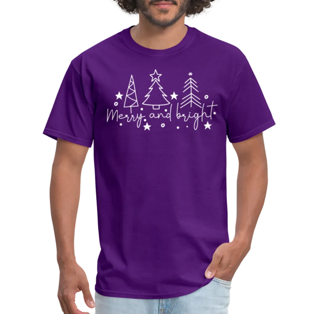 Merry and Bright (Christmas) T-Shirt