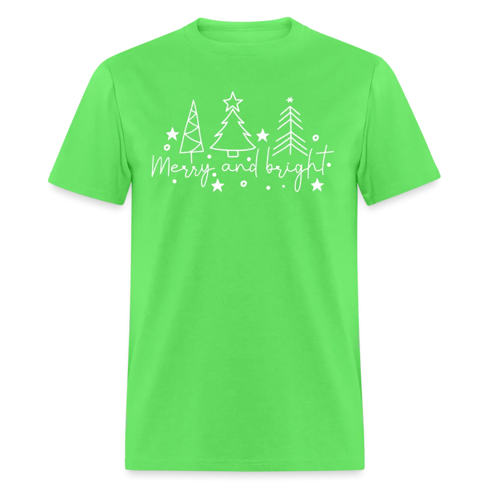 Merry and Bright (Christmas) T-Shirt