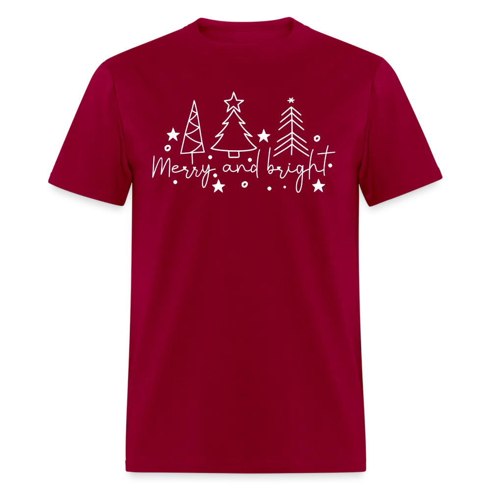 Merry and Bright (Christmas) T-Shirt