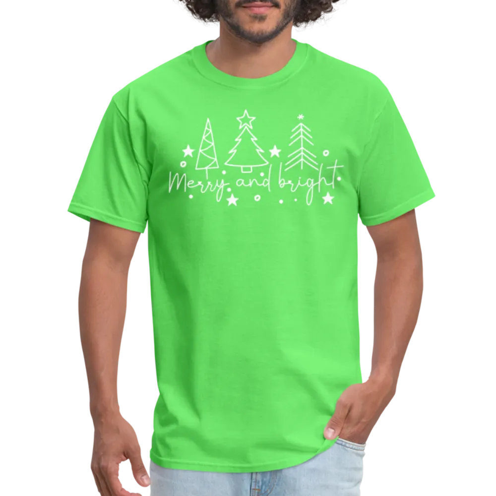 Merry and Bright (Christmas) T-Shirt