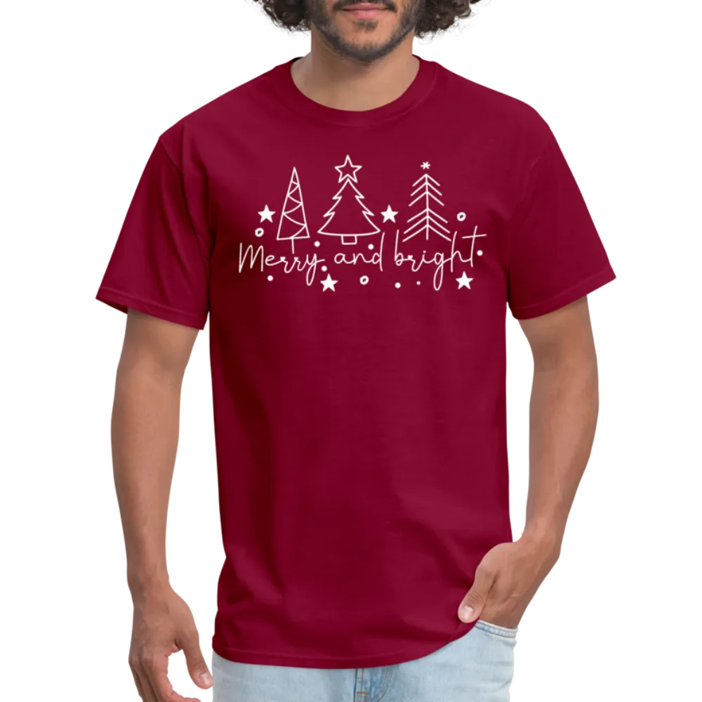 Merry and Bright (Christmas) T-Shirt