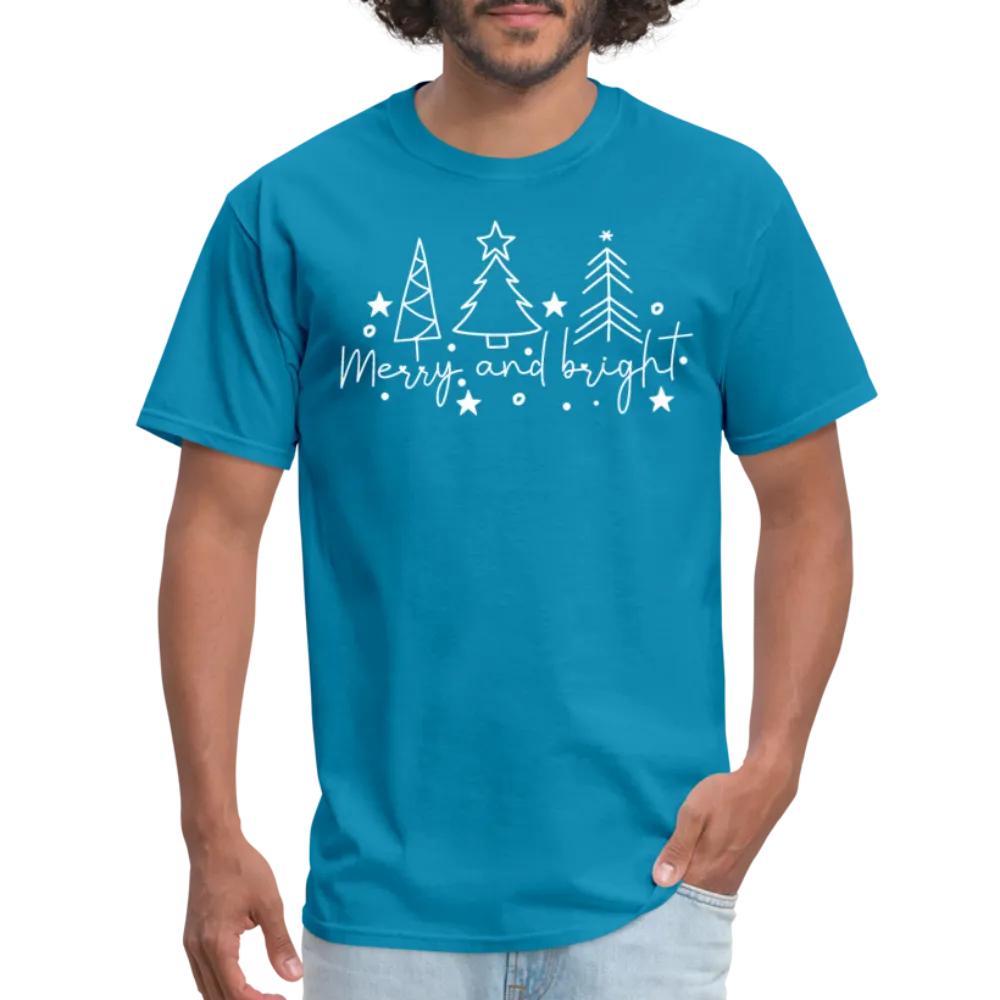 Merry and Bright (Christmas) T-Shirt