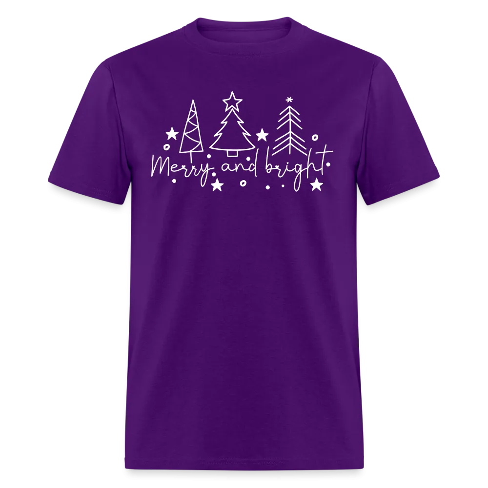 Merry and Bright (Christmas) T-Shirt