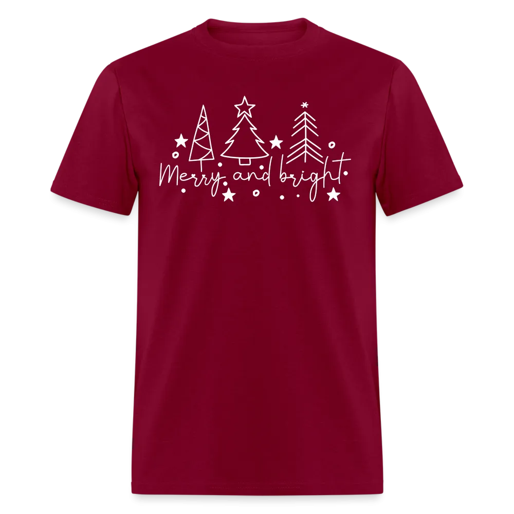 Merry and Bright (Christmas) T-Shirt