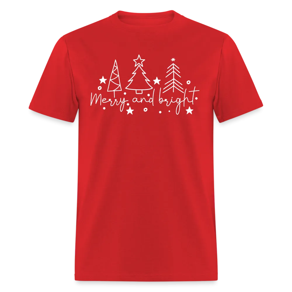 Merry and Bright (Christmas) T-Shirt