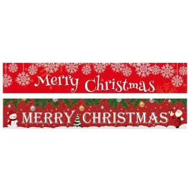 Merry Christmas Yard Banner 2 Asst (3mx50cm)