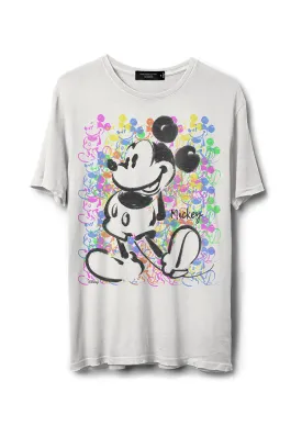 Mickey Multi Vintage Tee (White)