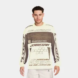 MVP Printed Mens Long Sleeve Shirt (Tan)