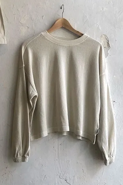 Naturelle Tee In White Cotton