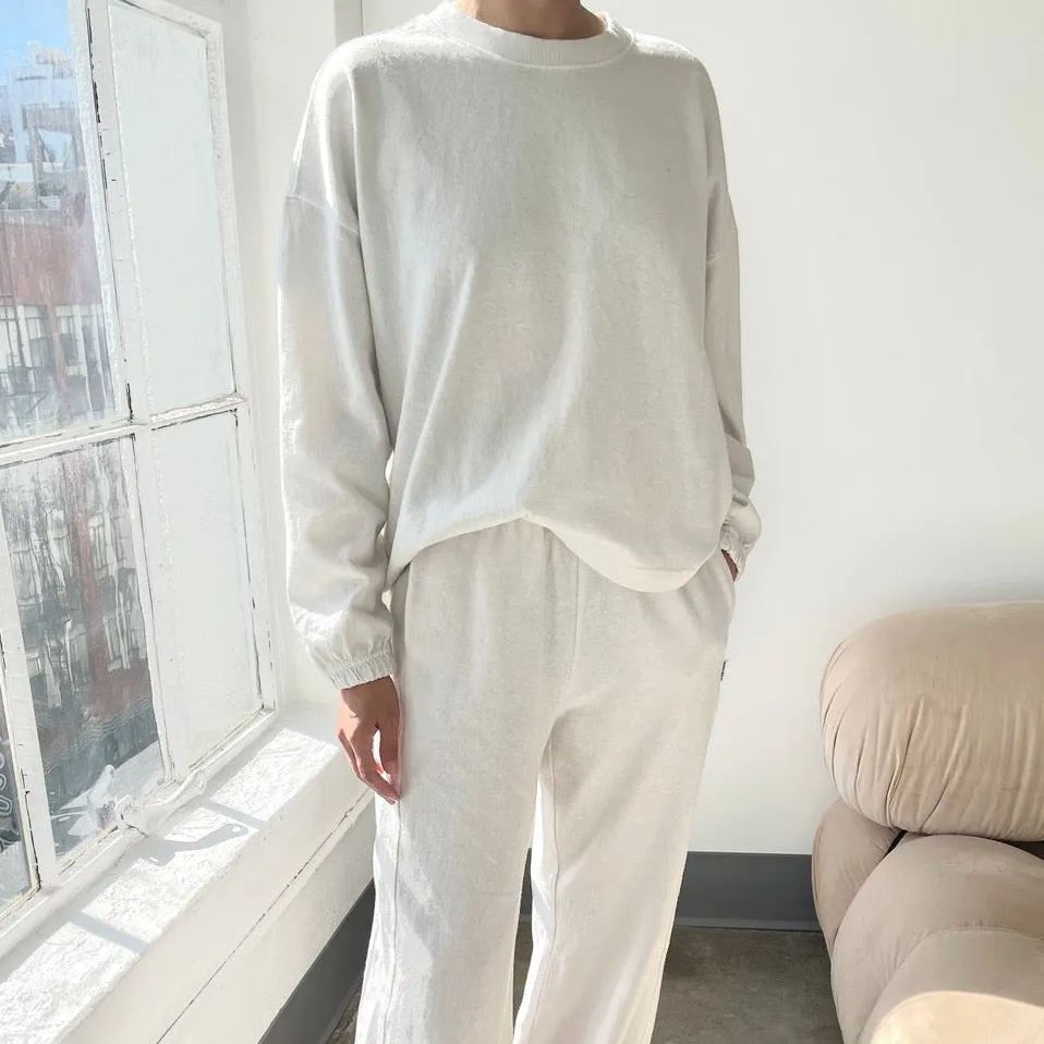 Naturelle Tee In White Cotton