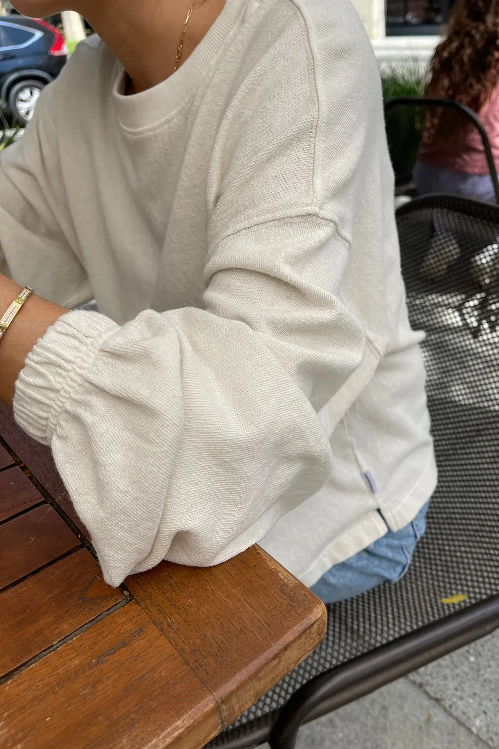 Naturelle Tee In White Cotton
