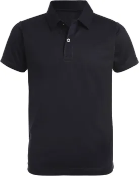 Nautica Boys' School Uniform Sensory-Friendly Short Sleeve Polo Shirt, Button Closure, Moisture Wicking Performance Material