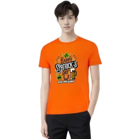 New Orleans Festive Orange St. Patrick's Day Beer Mug T-Shirt