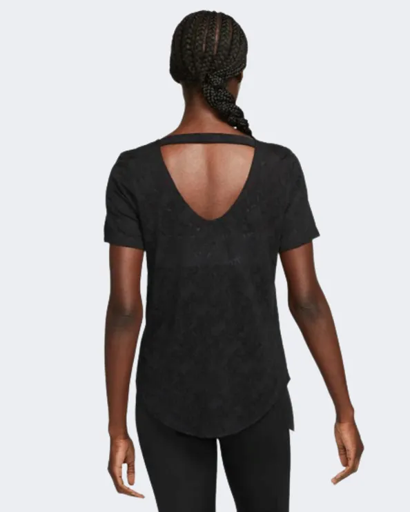 Nike Air Dri-Fit Women Running T-Shirt Black