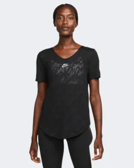 Nike Air Dri-Fit Women Running T-Shirt Black