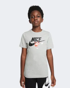 Nike Sportswear Futura Boxy Boys Lifestyle T-Shirt Grey