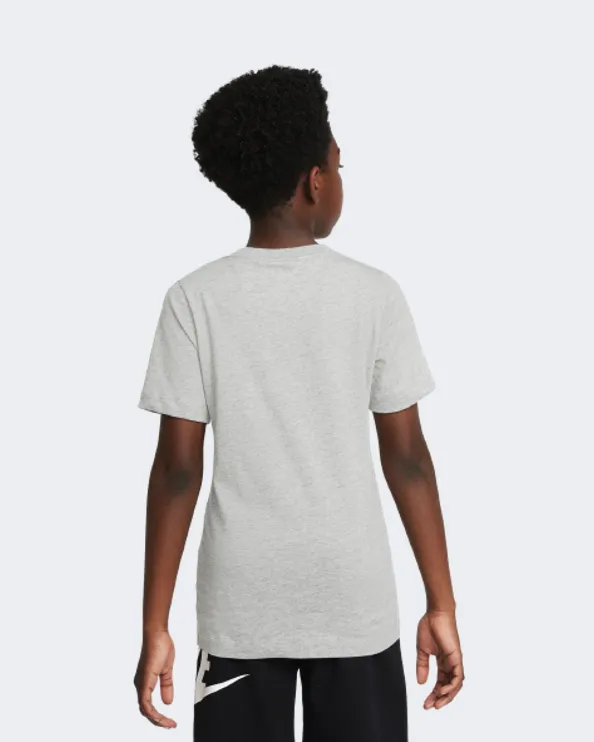 Nike Sportswear Futura Boxy Boys Lifestyle T-Shirt Grey