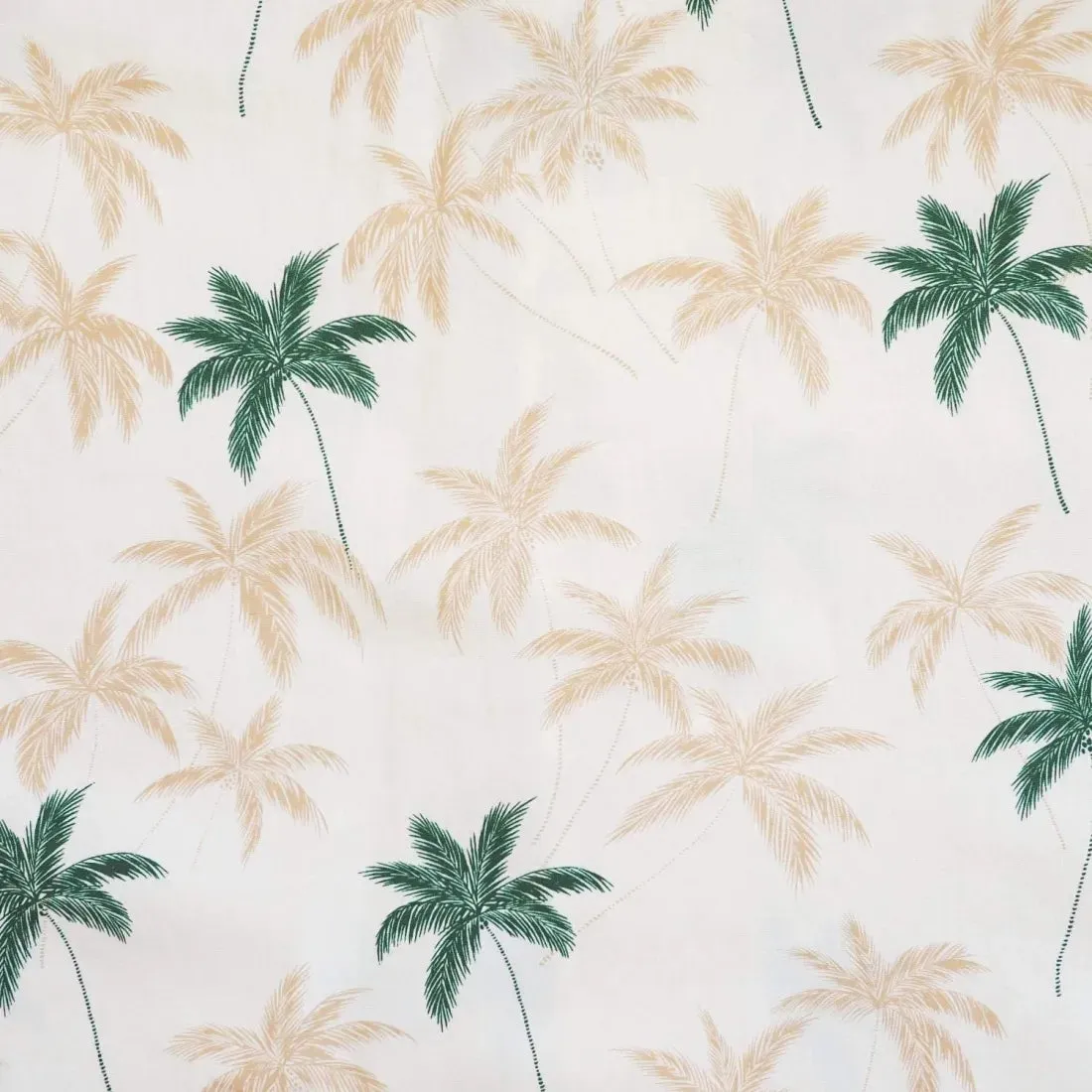 Palm Beach Cream Hawaiian Cotton Shirt