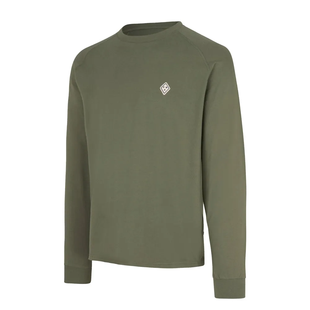 PAS NORMAL STUDIOS Off Race  Patch Long Sleeve TShirt - Dusty Olive