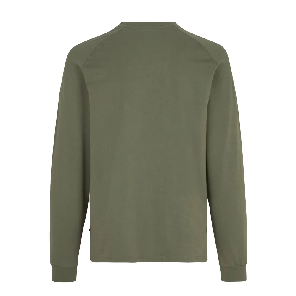 PAS NORMAL STUDIOS Off Race  Patch Long Sleeve TShirt - Dusty Olive
