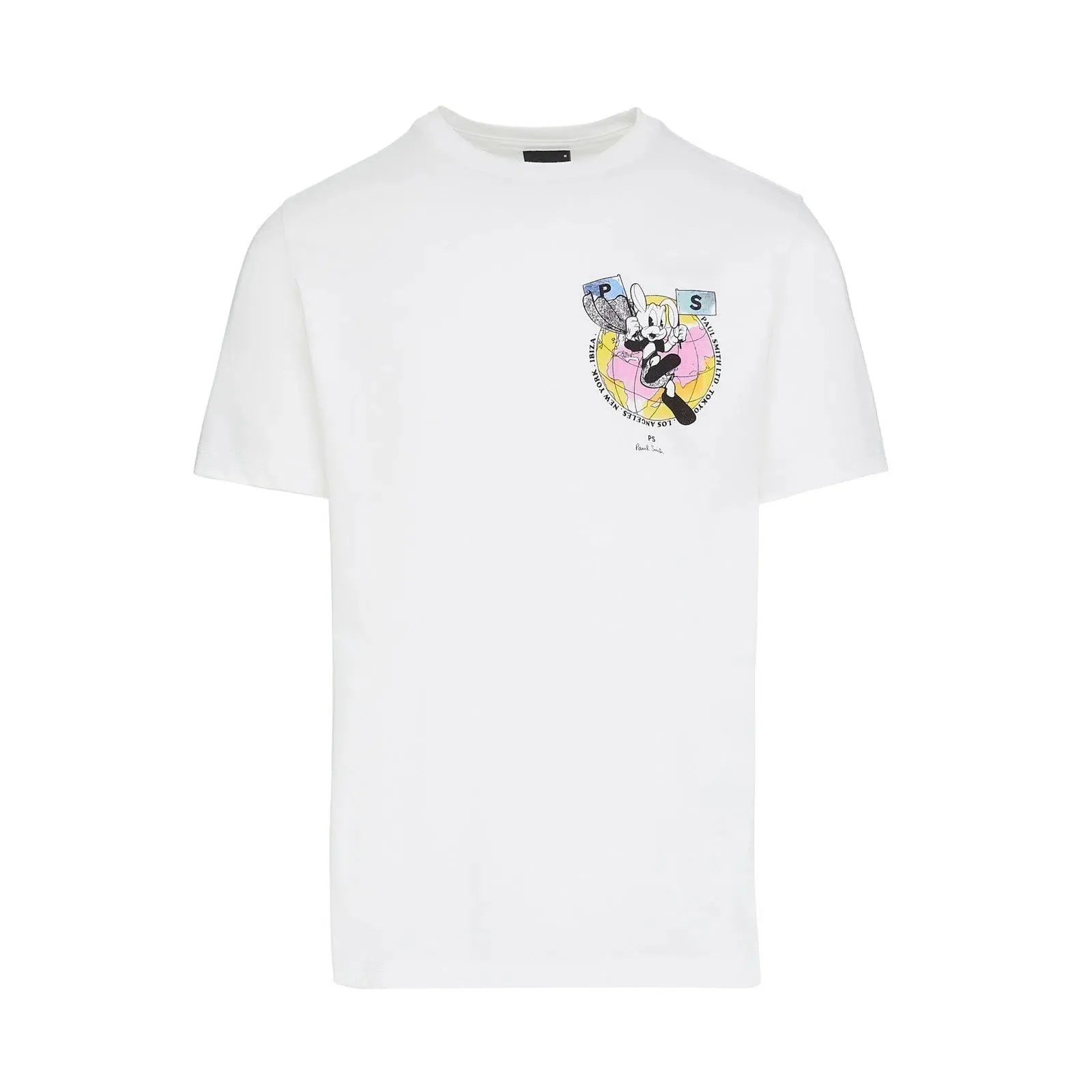 PAUL SMITH Tshirt SS Reg Fit Bunny - White