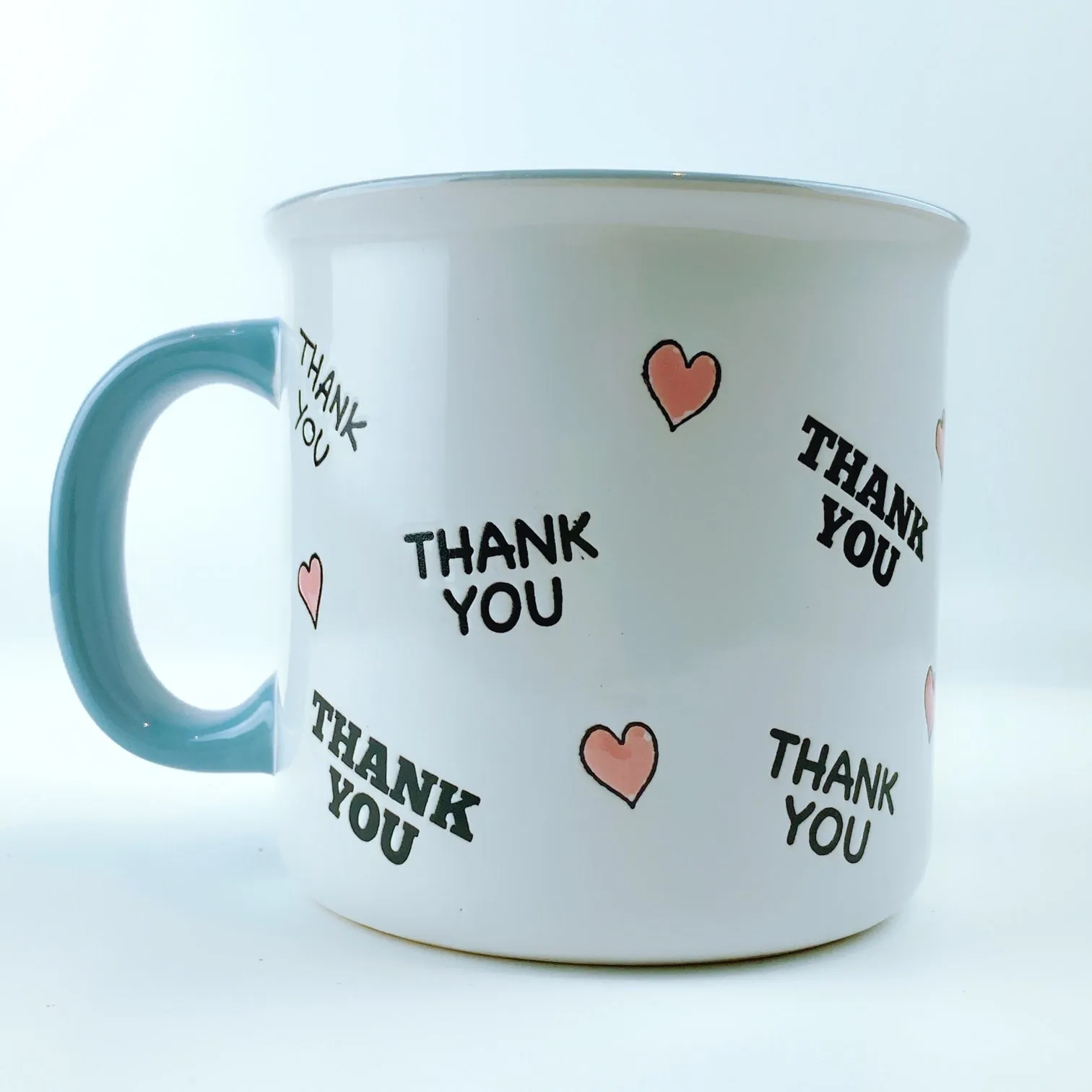 Peanuts Snoopy Scrub Wearing 'Thank You' Doctor Ceramic Mug 21 oz - Light Blue