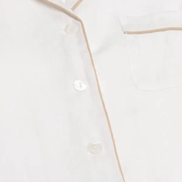 Pearl Linen Nightshirt