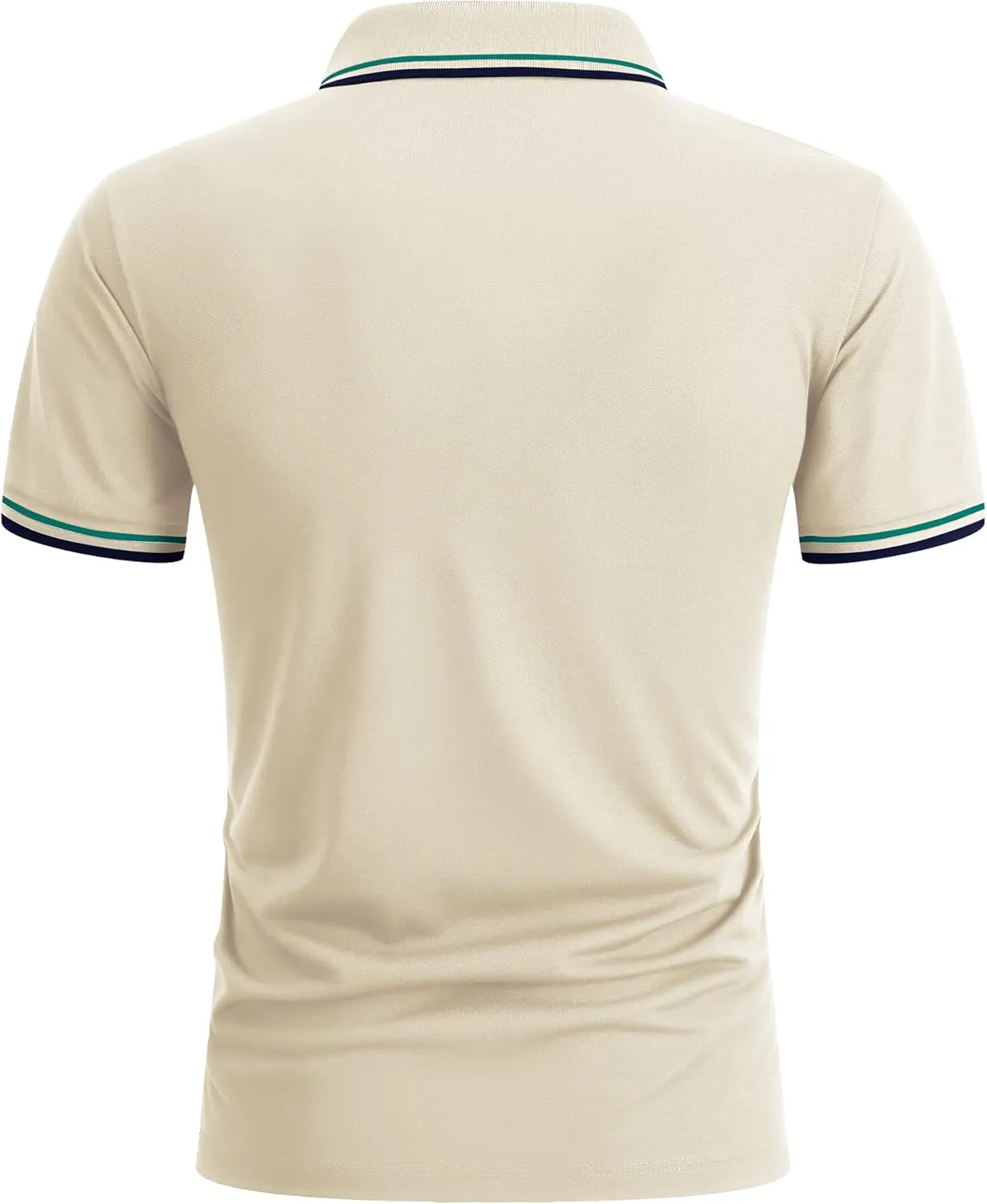 Polo Shirts for Men Short Sleeve Golf Polo with Pockets Moisture Wicking Tennis Shirt Summer Polo T-Shirts