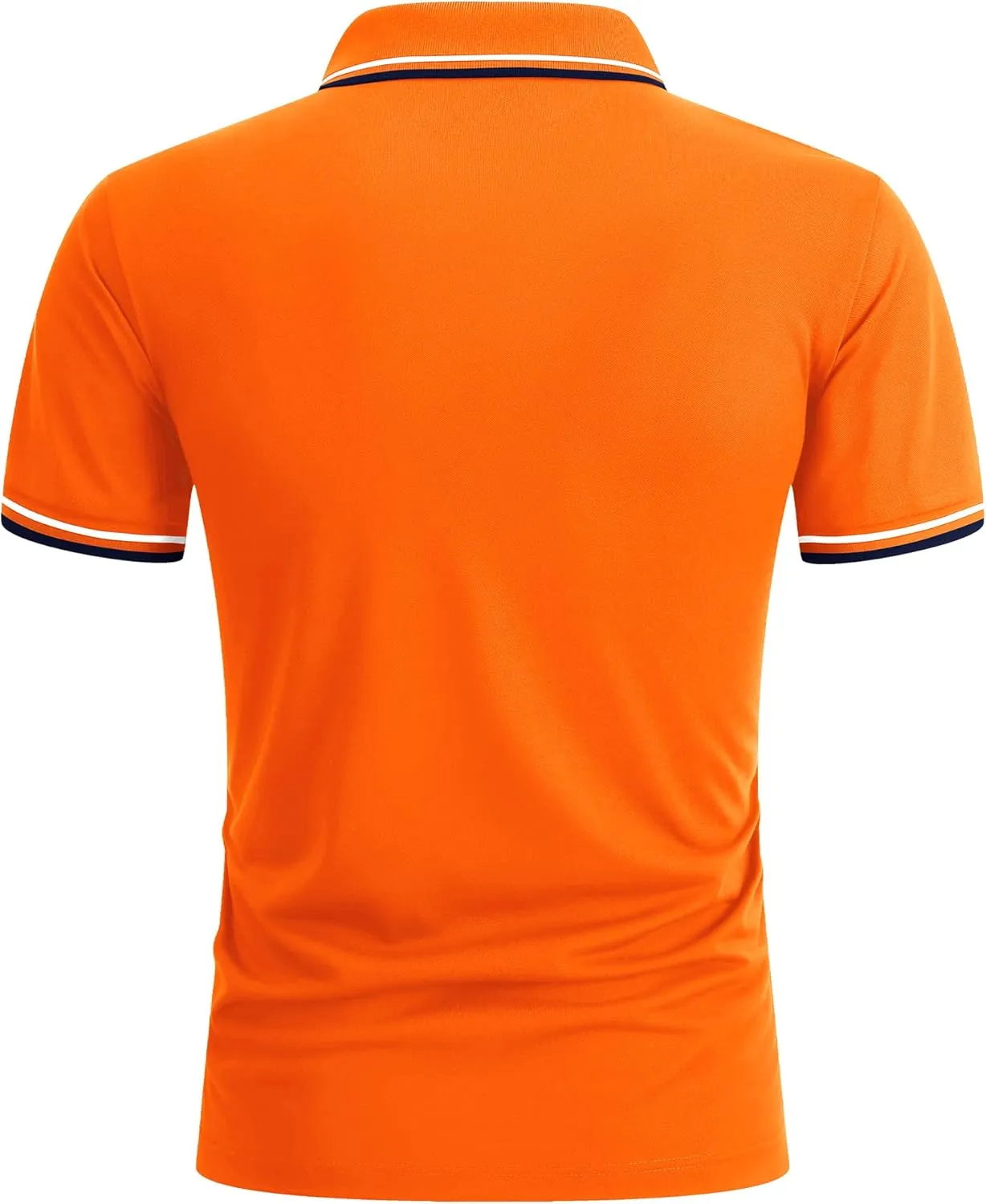Polo Shirts for Men Short Sleeve Golf Polo with Pockets Moisture Wicking Tennis Shirt Summer Polo T-Shirts